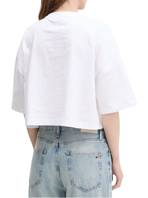 T-shirt squadrata in cotone Calvin Klein Jeans | LV047C202GYAA